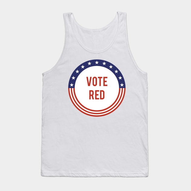 Vote Red Tank Top by powniels